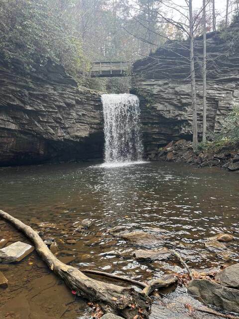 Little stony falls trail — 3 Waterfall Hikes in VA and TN