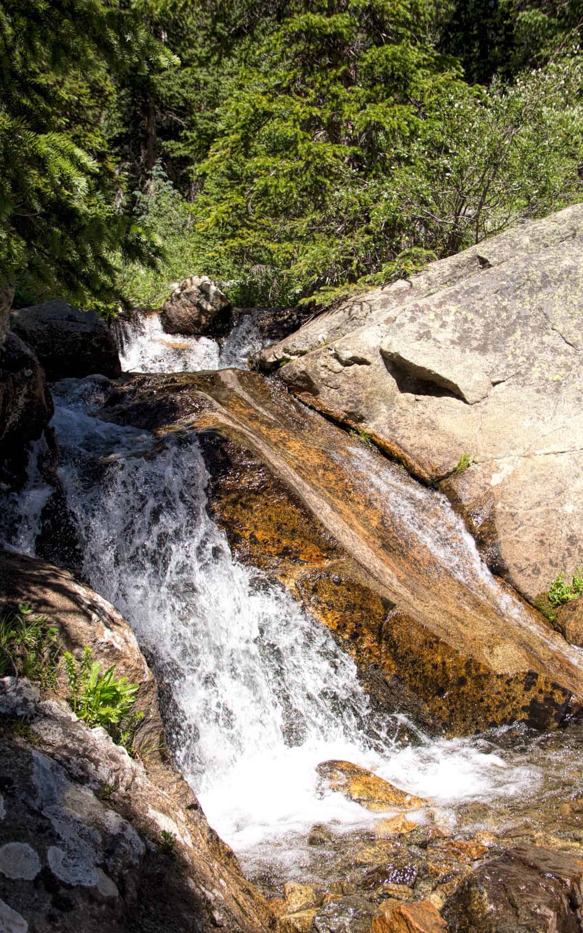 Small waterfall - Lake Ann, WInfield CO